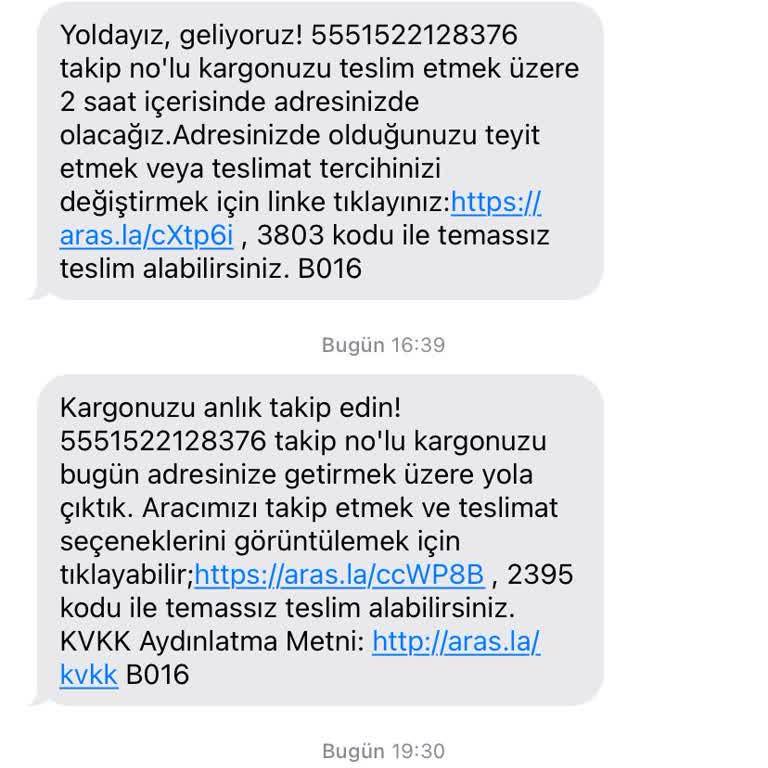 Aras Kargo Güneş Şubesi: Sürekli Teslimat Sorunu