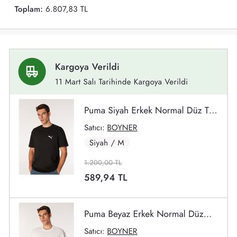 Puma Eksik Ürün ve Çözülmeyen Müşteri Hizmetleri Sorunu
