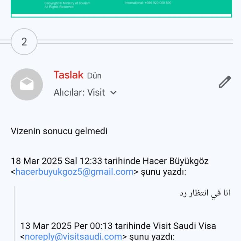 Vize Başvurusunda Cevapsız Kalan Mailler Ve İptal Tehlikesi