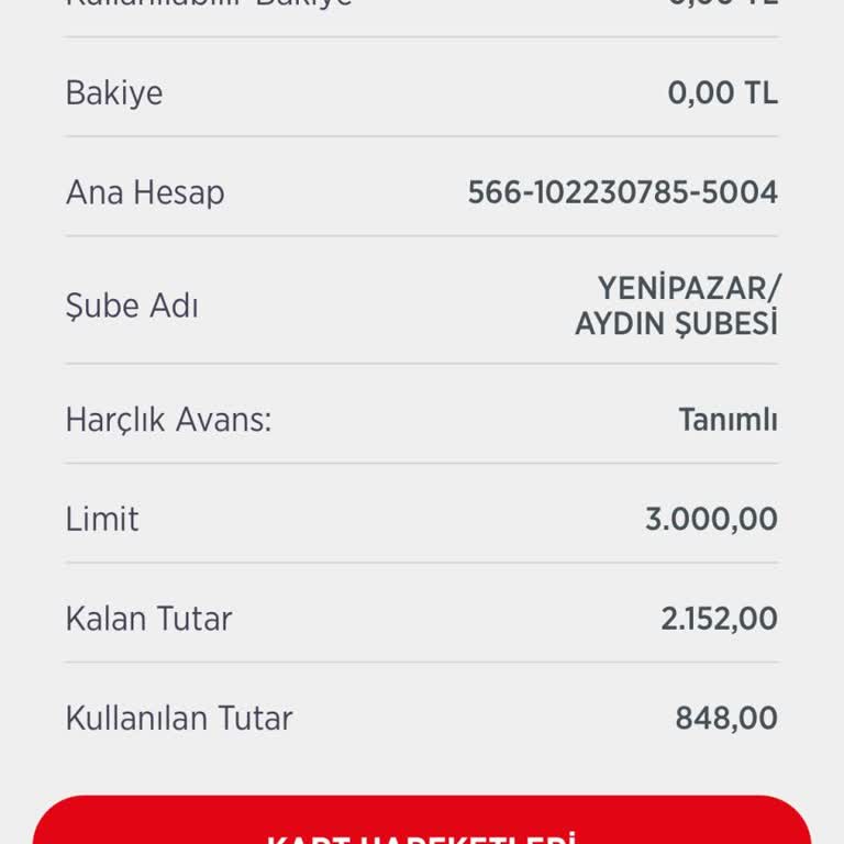 Harçlık Avans Kullanım Sorunu Ve Bakiye Reddedilmesi