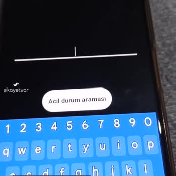 Omix Telefonda Birden Acil Arama Yazısı Çıktı!