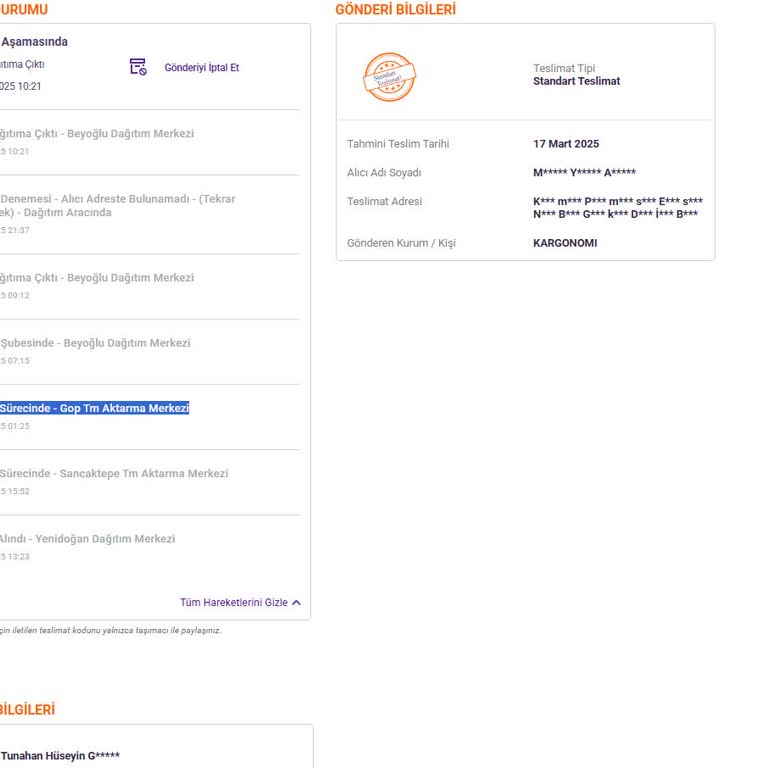 Hepsijet Kargom 3 Gündür Teslim Edilmiyor