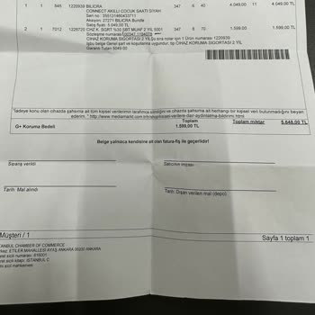 Media Markt Sigorta Süreci Ve Müşteri Memnuniyetsizliği