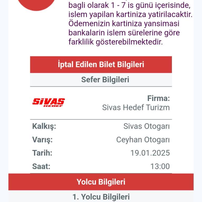 Obilet'ten İptal Edilen Biletin İadesi İçin Bekleyiş Ve İletişim Sorunları