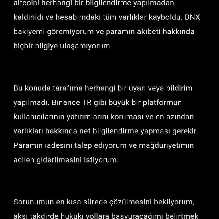 Binance TR'de Kaldırılan Altcoin Ve Kaybolan Varlıklar