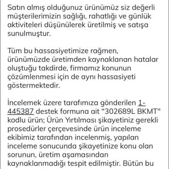 Skechers Çocuk Ayakkabısında Erken Açılma Sorunu