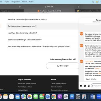 Temu.com'dan İade Edilemeyen Para Ve İletişim Sorunları