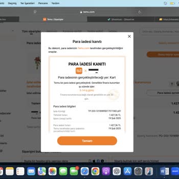 Temu.com'dan İade Edilemeyen Para Ve İletişim Sorunları