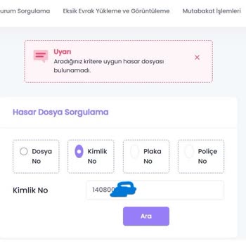 Sigorta Şirketinin Bilgi Erişim Sorunları