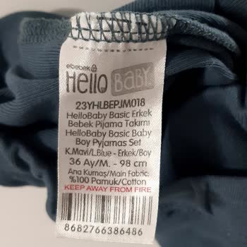 Ebebek'ten Alınan Hello Baby Pijamada Şaşırtıcı Kalite Sorunu