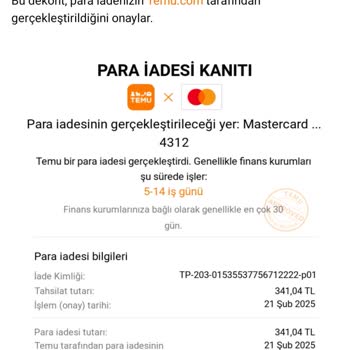 İade Sürecinde Sipay'de Yaşanan Sorun