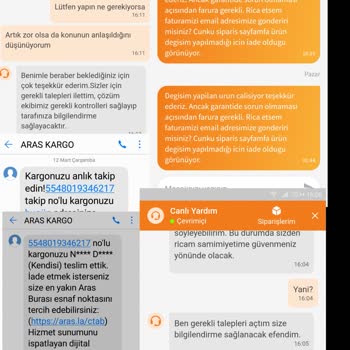 Trendyol'da Değişim Karmaşası Ve Fatura Sorunu