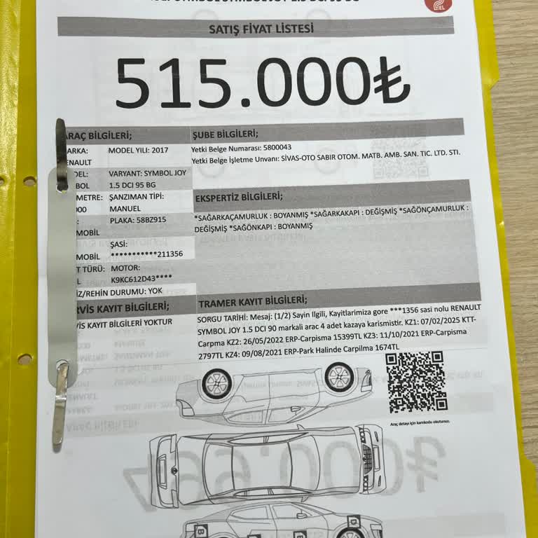 Eksper Garantisi Olmayan Araç Satışı Ve Yanıltıcı Bilgilendirme