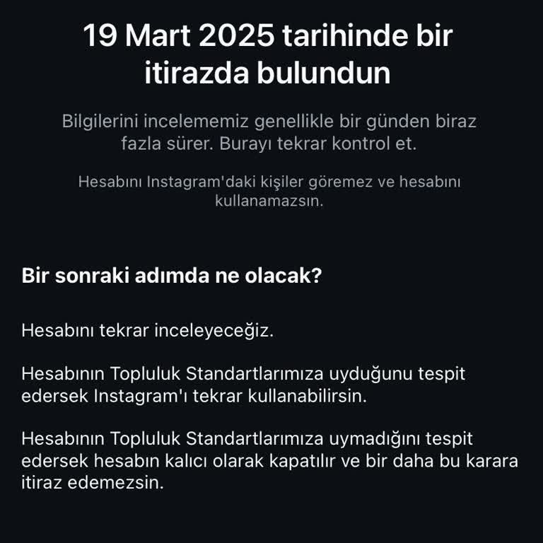 Instagram Blog Hesabım Haksız Yere Askıya Alındı!