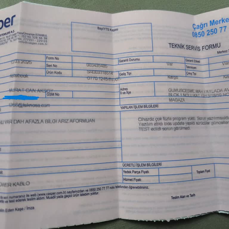 Garanti Sürecinde Çözülmeyen Laptop Sorunları