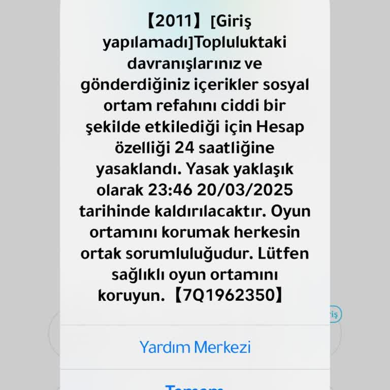 Haksız Banlar Nedeniyle Yaşanan Üzüntü