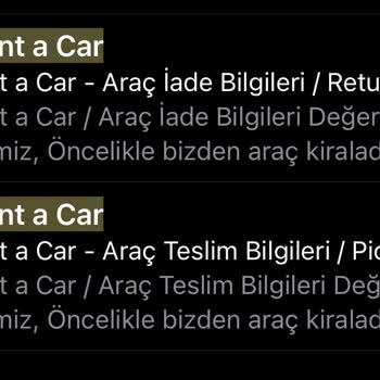 Araç Kiralama Sürecinde Yaşanan Teknik Sorunlar