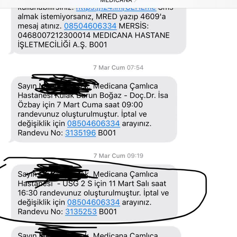 Medicana Çamlıca'da Randevu İptal Sorunu Ve Müşteri Hizmetleri Eksikliği