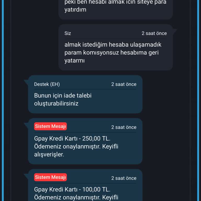 İade Talebi Karşılanmayan Müşteri Mağduriyeti