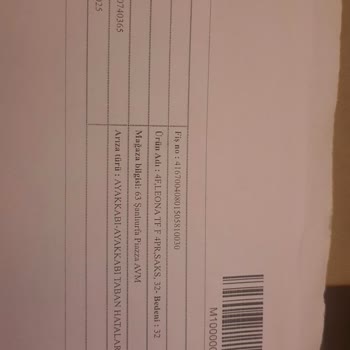 FLO'dan Aldığımız Ayakkabı Bir Ayda Deforme Oldu