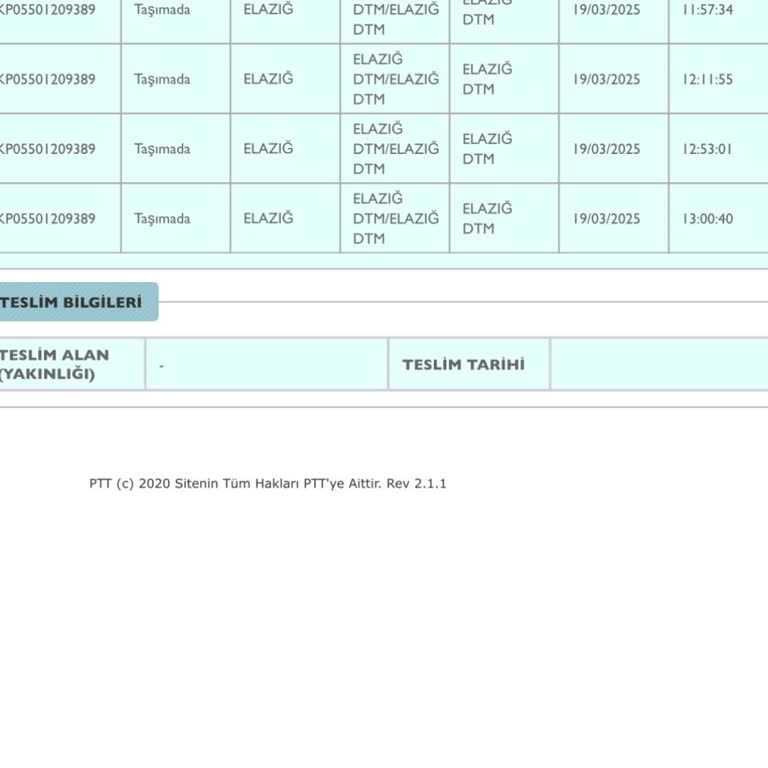 PTT Kargo Teslimat Sorunu Yine Tekrarlanıyor