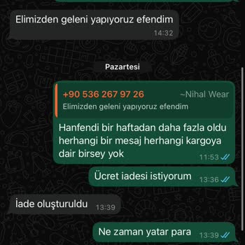 İki Haftadır Beklenen Ürünler Ve İletişimsizlik