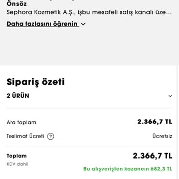 Sephora'da İndirim Karmaşası: Mağaza Ve Online Farkı