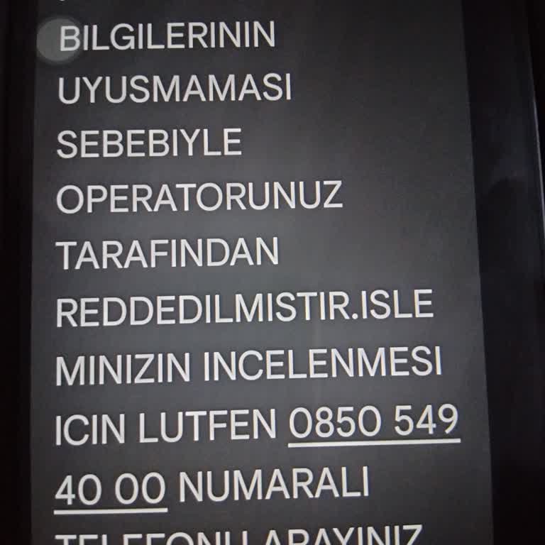 Vodafone Kimlik Bilgisi Sorunu Ve İletişim Eksikliği