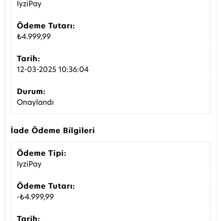 Iyzico'nun İade Sürecindeki Gecikme Ve Güven Sorunu