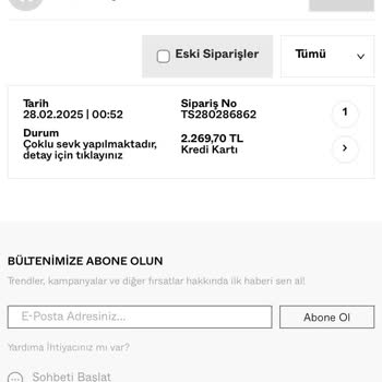 Siparişin Kargoya Verilmemesi Ve İade Endişesi