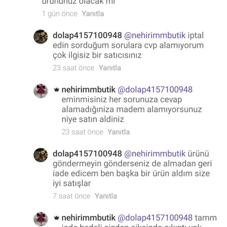 Satıcı İptal Talebimi Reddetti Ve Beni Engelledi