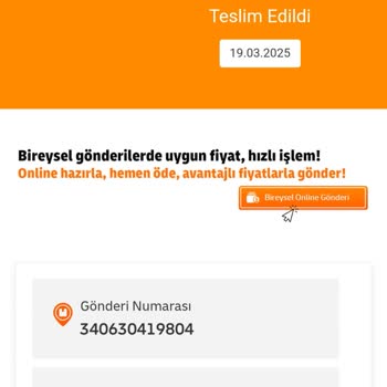 Teslim Edilmeyen Kargo Ve Yanlış İsim Sorunu