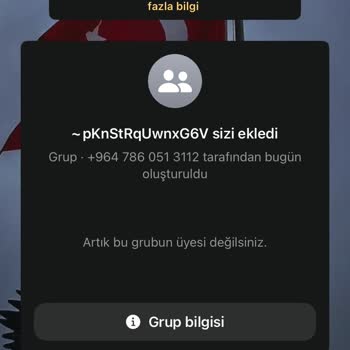 WhatsApp Gruppenhinzufügung durch unbekannte Nummern aus dem Irak mit Ländervorwahl +964