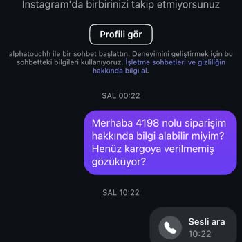 Kargo Bilgisi Olmayan Parfüm Alışverişi
