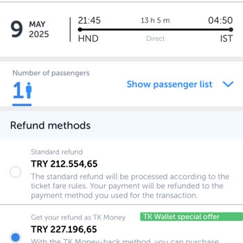 THY Müşteri Hizmetleri Ve İade Sorunu