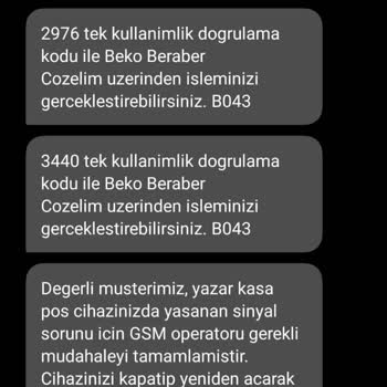 Beko Yazar Kasa Teknik Servis Sorunu