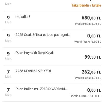 Şok Market'te World Puan Çekim Sorunu
