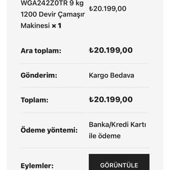 Memnunal Teslim Edilmeyen Çamaşır Makinesi Hayal Kırıklığı Ve Belirsiz Sevkiyat