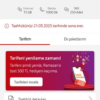 Taahhüt Süresi Sonrası Fatura Şoku