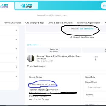Bir Aydır Teslim Edilmeyen Siparişin Peşinde