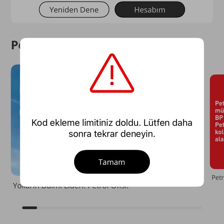 Petrol Ofisi Uygulamasında Referans Kodu Sorunu Ve Yetersiz Müşteri Hizmeti