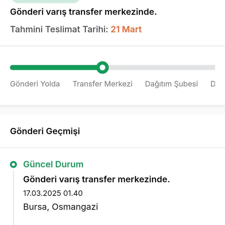 Aras Kargo'nun Yavaş Teslimat Süreci