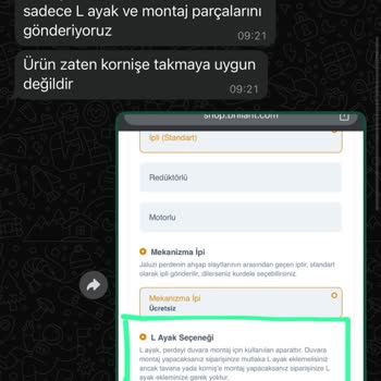 Yanlış Jaluzi Aparatı Ve İade Sorunu