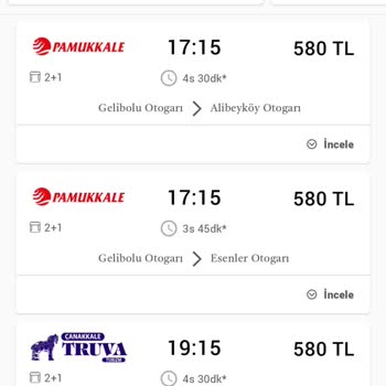 Pamukkale Turizm Kısa Mesafeye Yüksek Fiyat Şoku
