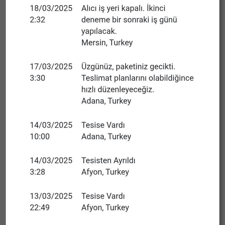 UPS Türkiye'nin Teslimat Sorunları Ve Yanıltıcı Adres Bildirimi