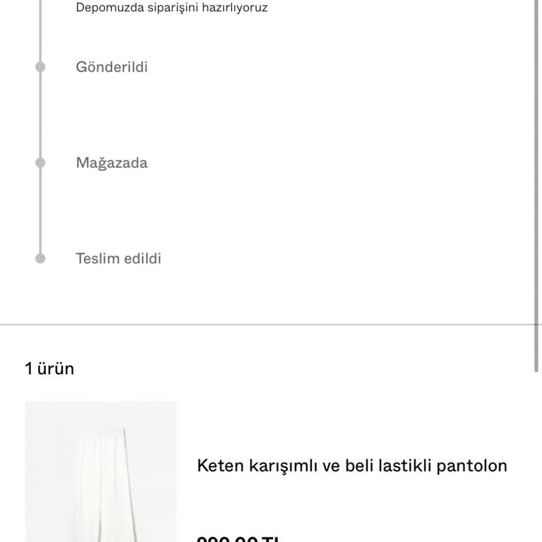 Bershka Kargo Süresi Sorunu