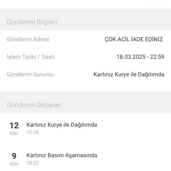 VakıfBank Kredi Kartı Teslimatında Yaşanan Gecikme Ve İletişim Sorunları