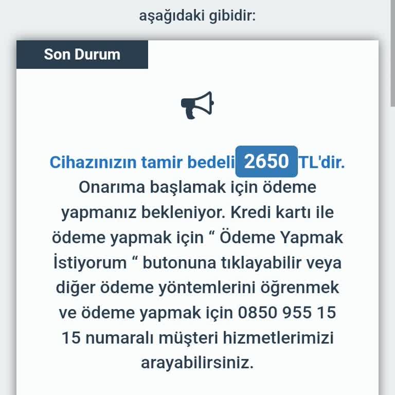 Garanti Kapsamında Çatlak Ekran Sorunu