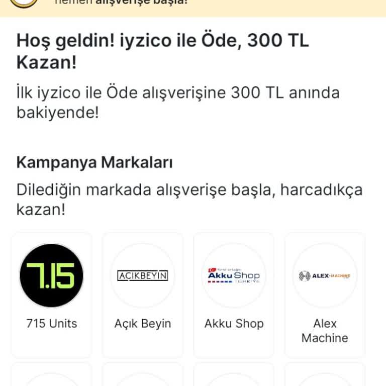 İyzico Kampanya İndirimi Hakkında Mağduriyet
