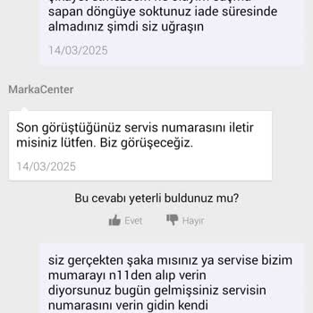 N11 Mağazasından Alınan Fırın İade Sorunu